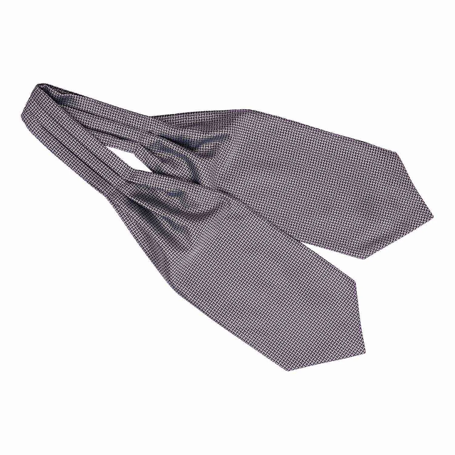 men's ascot cravat tie