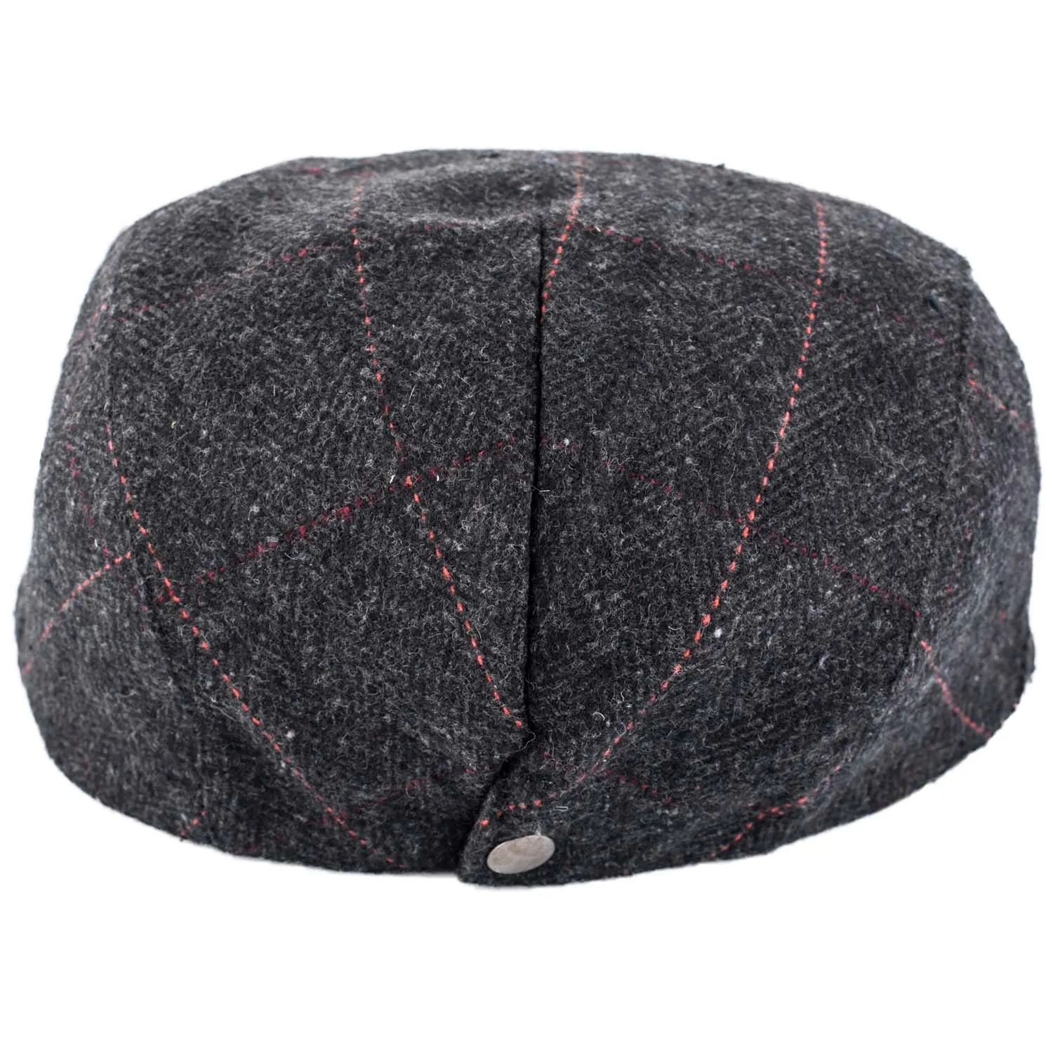 Merchants Black and Grey Flat Cap The Tie Hub