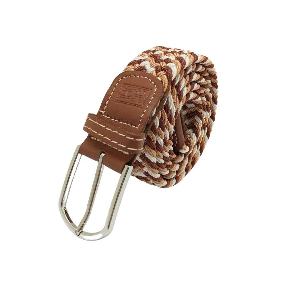 Brown Woven Braided Belt The Tie Hub